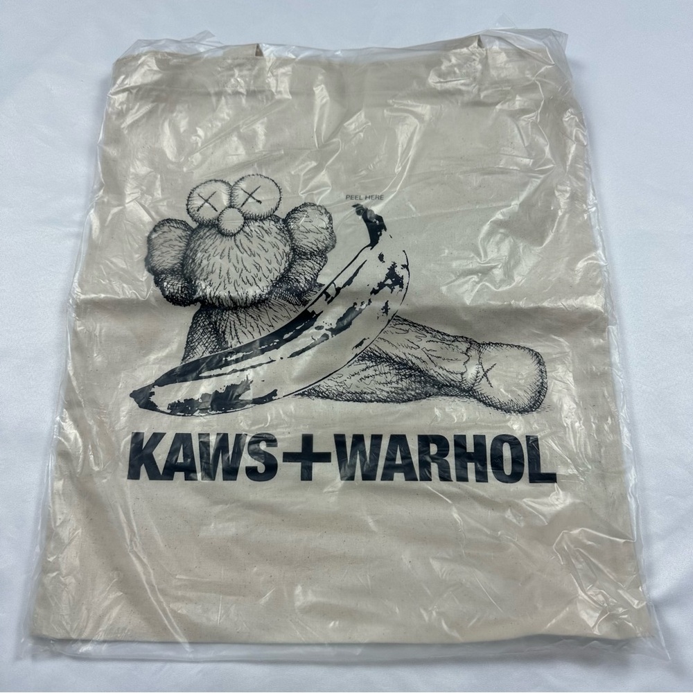 KAWS + Warhol Graphic Tote Bag